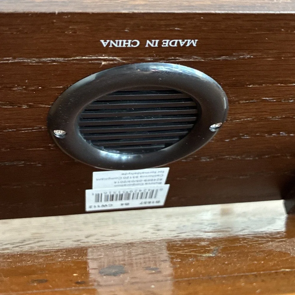 BULOVA MANTEL CLOCK -THE WOODBURY- WITH HARMONIC CHIMES B1657 - Working!!!